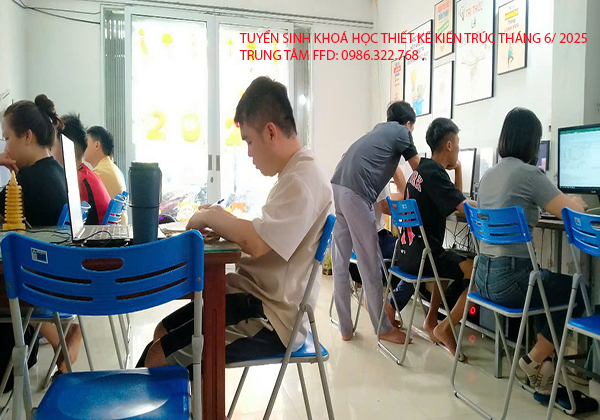 Tuyển sinh khoá học Thiết kế kiến trúc tháng 6 năm 2025