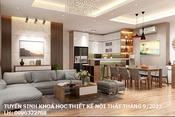 Tuyển sinh khóa học thiết kế nội thất tháng 9 năm 2023