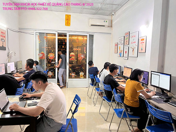 Tuyển sinh khoá học thiết kế quảng cáo tháng 8 năm 2025