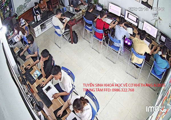 Tuyển sinh  khoá học vẽ cơ khí tháng 6 năm 2025