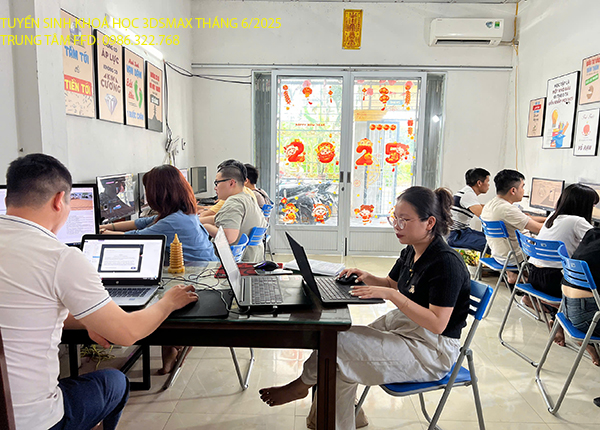Tuyển sinh  khoá học 3Dsmax tháng 6 năm 2025