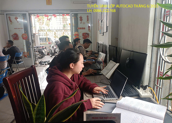 uyển sinh khoá học Autocad tháng 6 năm 2025