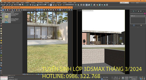 Tuyển sinh lớp học 3dsmax tháng 3 năm 2024