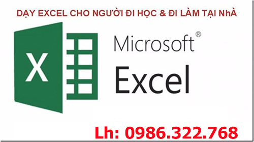 Học excel cấp tốc tại nhà Hải Phòng
