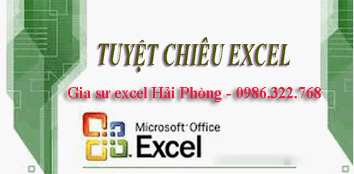 Gia sư excel Hải Phòng