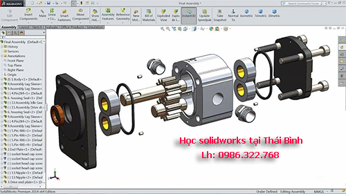 Học Solidworks ở tại Thái Bình | Trung tâm đồ họa Thái Bình
