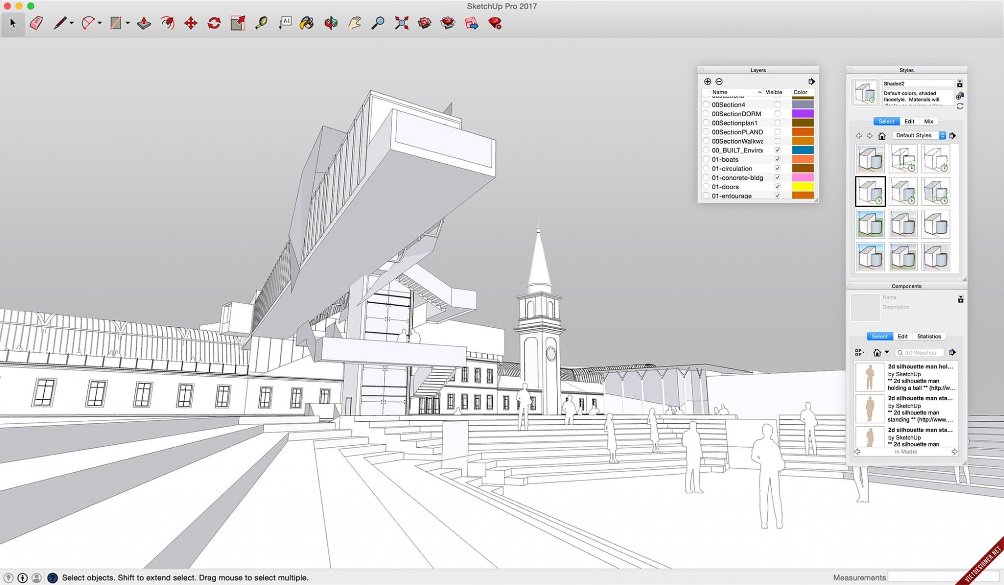 Tuyển sinh lớp sketchup tại Thái Bình | Trung tâm đồ họa Thái Bình