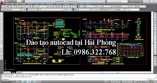 Đào tạo autocad buổi tối tại Hải Phòng