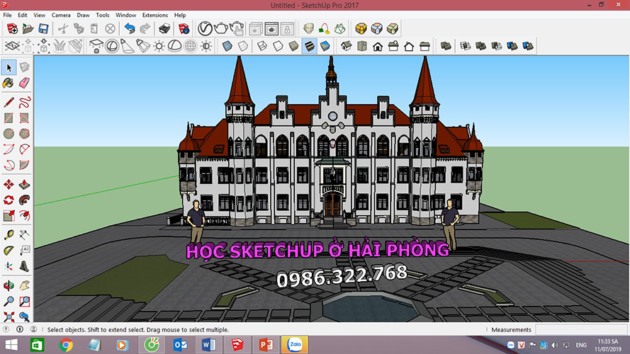 Học sketchup ở Hải Phòng
