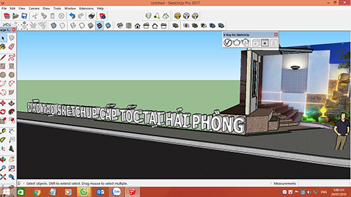 Đào tạo sketchup cấp tốc tại Hải Phòng