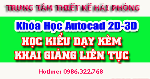 Dạy vẽ autocad uy tín tại An Dương Hải Phòng