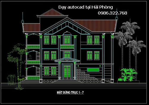 Dạy autocad buổi tối tại An Dương Hải Phòng