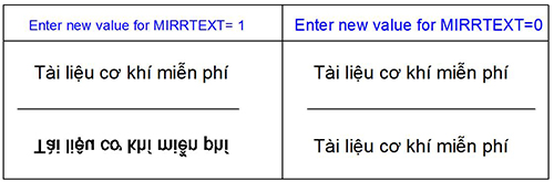 Học autocad ở Hải Phòng | Hướng dẫn sửa lỗi chữ bị lộn ngược khi lấy đối xứng