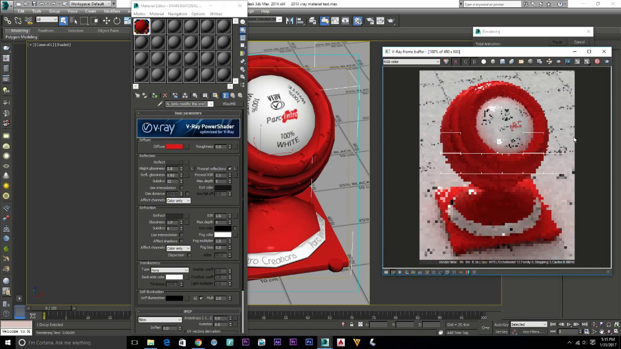 Học vray 3dsmax Hải Phòng | Thông số cơ bản trong Vray MTL