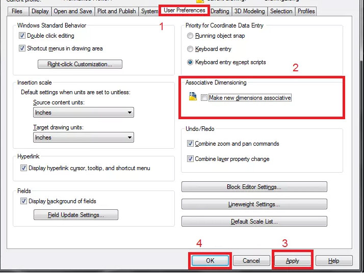 Hướng dẫn sửa lỗi Dim trong autocad
