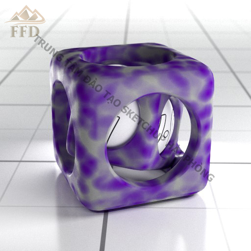 Tạo vật liệu hòa trộn Blend trong V-Ray Next for SketchUp