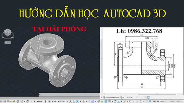 Học autocad 3D tại Hải Phòng