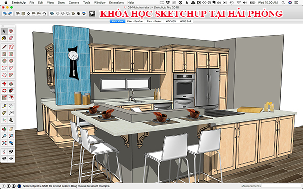 Khóa học sketchup tại Hải Phòng