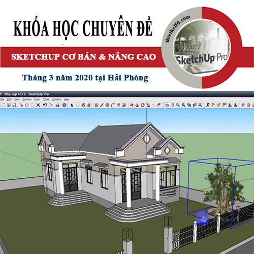 Tuyển sinh lớp học sketchup tại Hải Phòng tháng 3 năm 2020