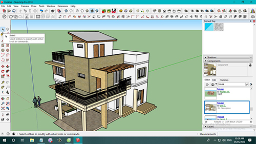 Lỗi chọn đối tượng trong sketchup rất lâu mới được