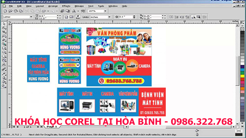 Khóa học corel tại Hòa Bình