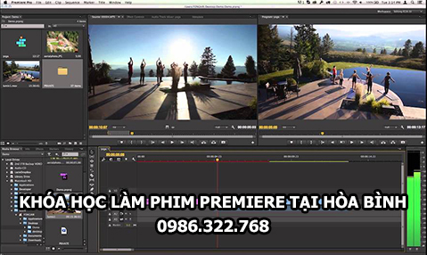 Khóa học làm phim Premiere tại Hòa Bình