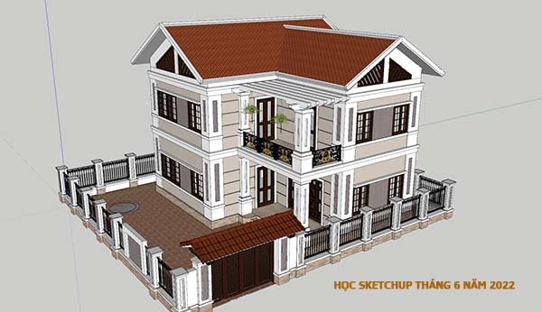 Tuyển sinh khóa học sketchup tháng 6 năm 2022