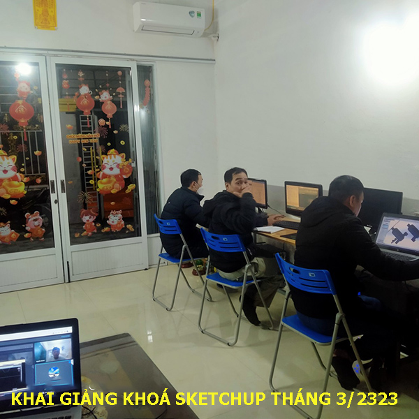 Khai giảng khóa học sketchup tháng 3 năm 2023
