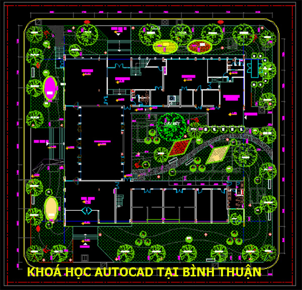 Khóa học autocad tại Bình thuận