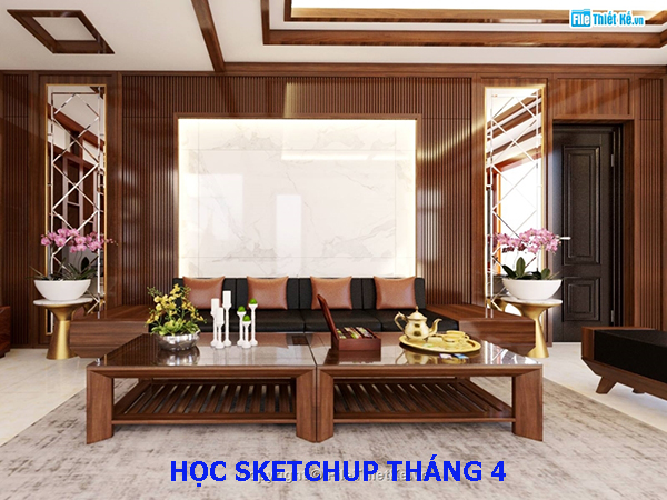 Tuyển sinh khoá học skechup tháng 4 năm 2023