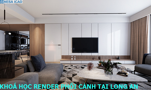 Khóa học render phối cảnh tại Long An