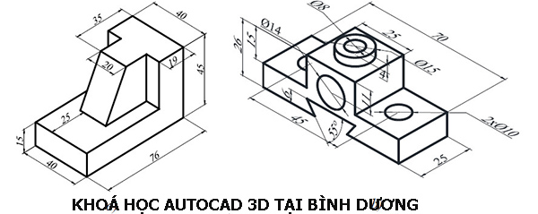 Khóa học Autocad 3D tại Bình Dương.