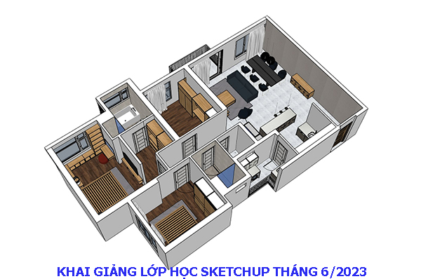 Tuyển sinh khóa học sketchup tháng 6 năm 2023
