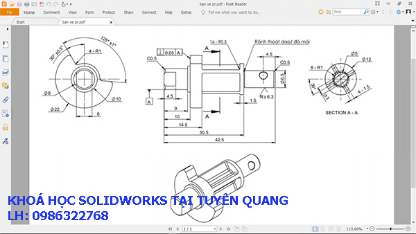 Khóa học Solidworks tại Tuyên Quang