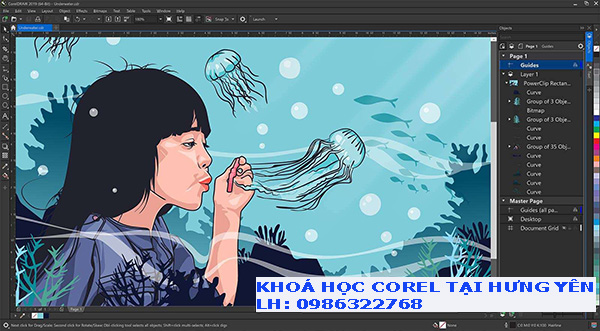 Khoá học Corel Draw tại Hưng Yên.