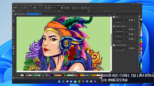 Tuyển sinh khóa học Corel Draw tại Lâm Đồng