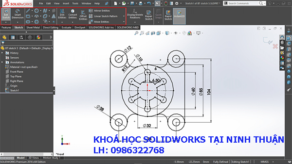 Khóa học Solidworks tại Ninh Thuận
