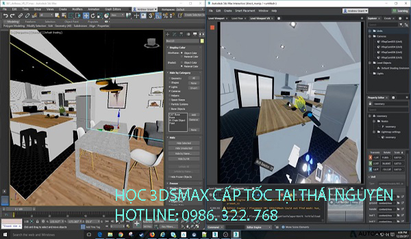 HỌC 3DSMAX CẤP TỐC TẠI THÁI NGUYÊN.
