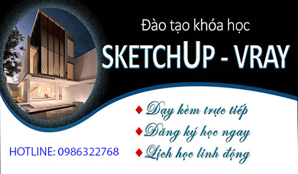 Tuyển sinh lớp học Sketchup tháng 3 năm 2024.