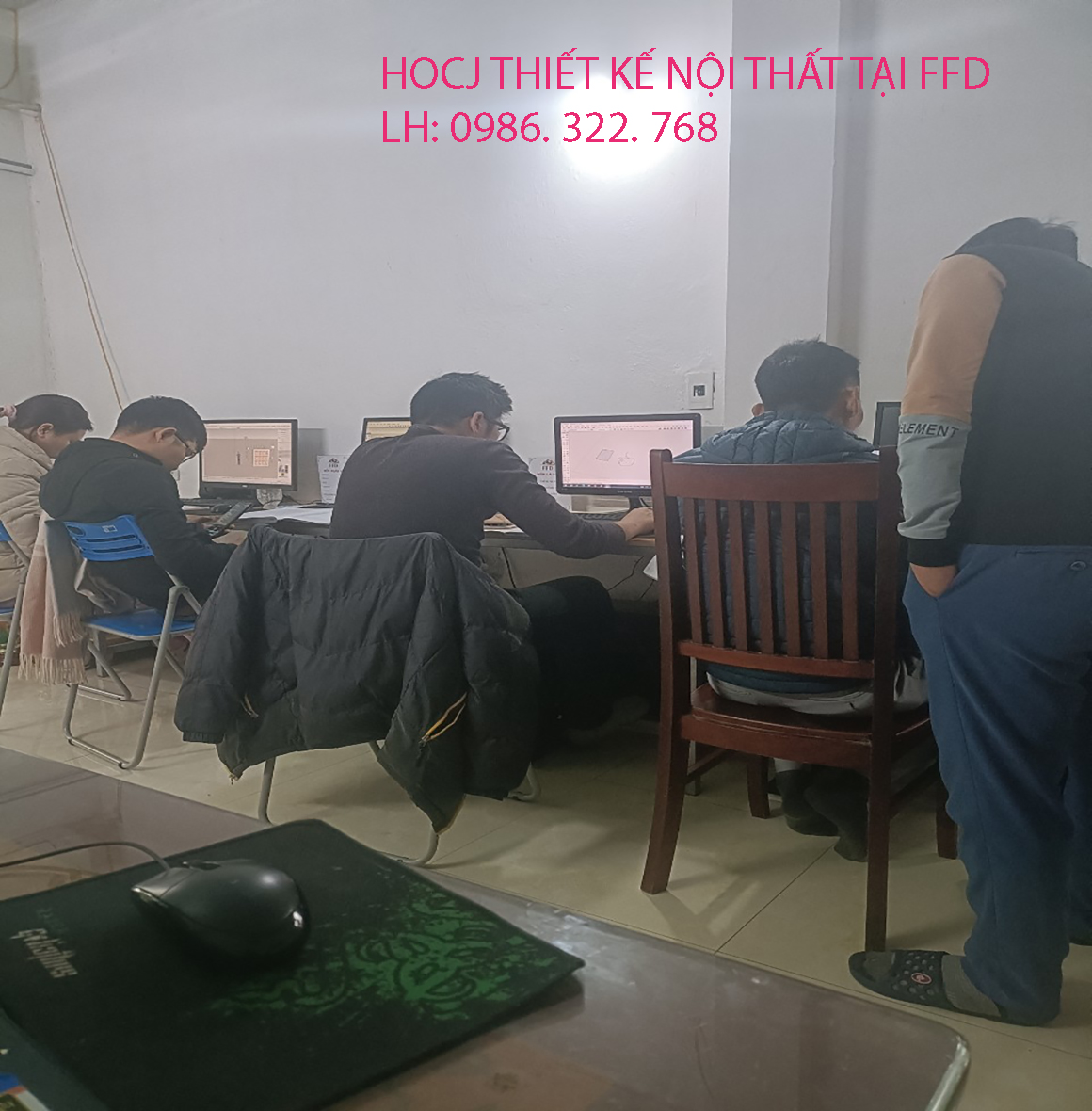 HỌC THIẾT KẾ NỘI THẤT ' 1 KÈM 1'. 