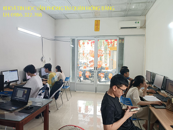 Khoá tin học văn phòng tại quận Hồng Bàng- Hải Phòng.