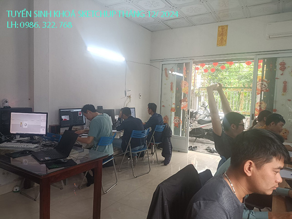 Tuyển Sinh Khoá Học Sketchup Tháng 12/ 2024