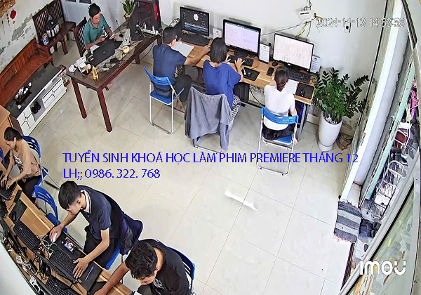 Tuyển Sinh Khoá Học Làm Phim Premiere Tháng 12.