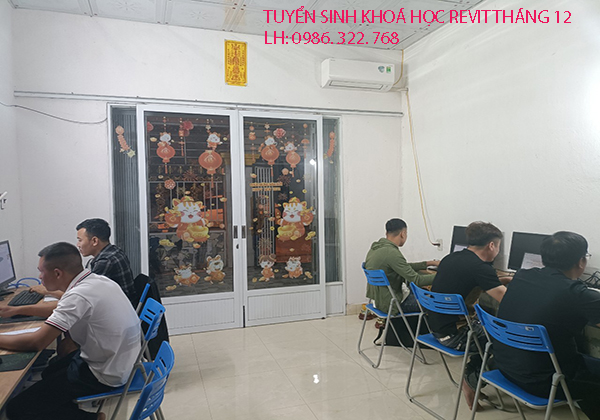 Tuyển Sinh Khoá Học Revit Tháng 12.