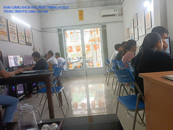 Khai giảng khóa học Revit tháng 9 năm 2025.