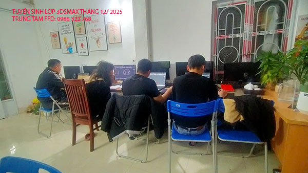 Tuyển sinh khóa học 3dsmax tháng 12 năm 2025