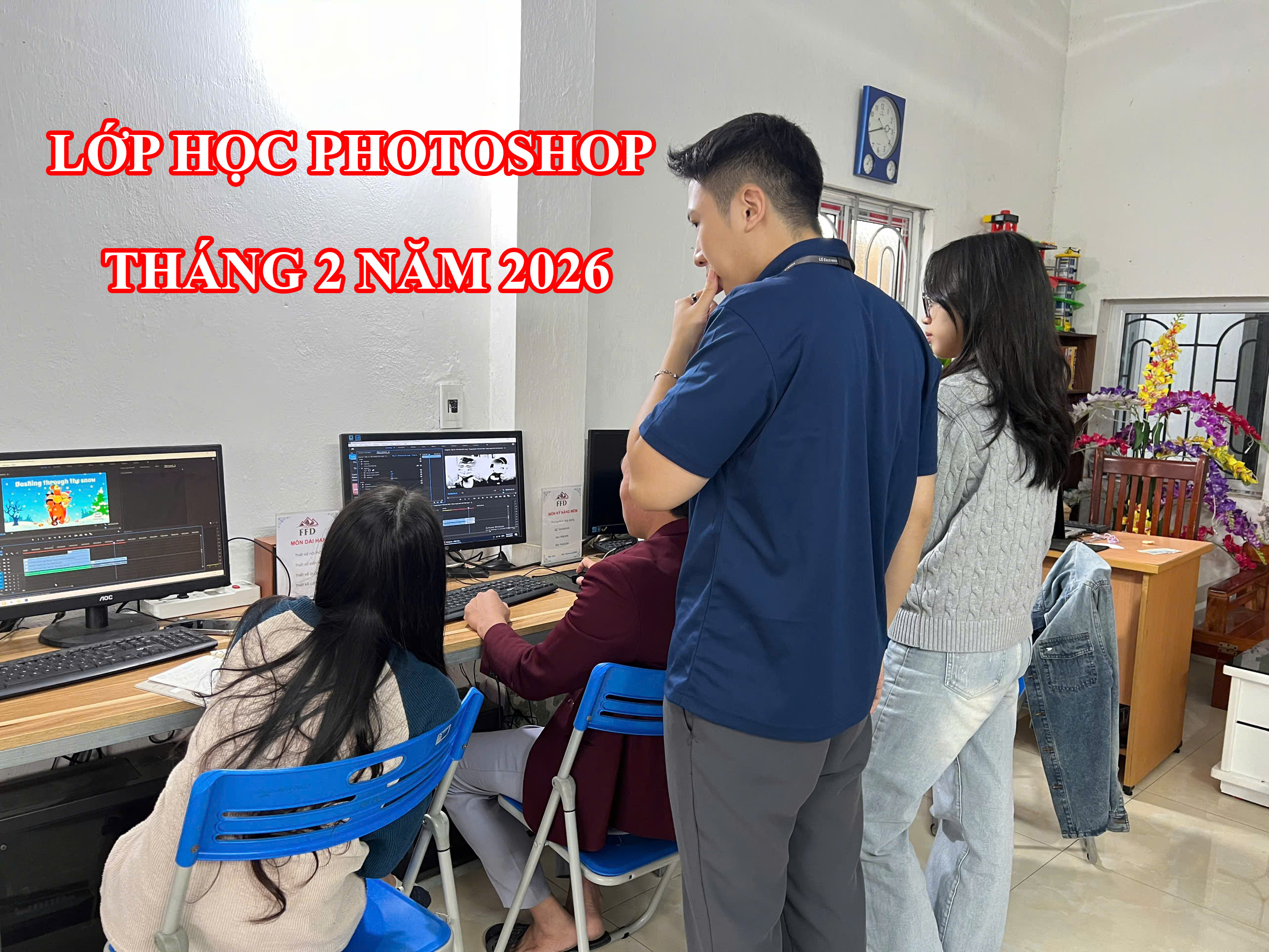 Tuyển sinh lớp học Photoshop tháng 2 năm 2026