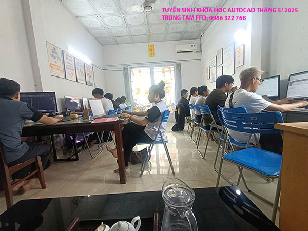  Tuyển sinh lớp AutoCAD tháng 5 năm 2026