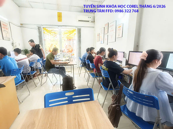 Tuyển Sinh Khóa Học Corel Tháng 6 năm 2026